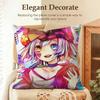 No Game No Life Anime Cushion Cover Natural Linen Organic Fabric DoubleSided Printing Sofa Home Decor Gift Pillow Case