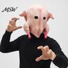 Realistic Turkey Halloween Mask Mask, Shape, Breathable Latex Full Coverage Head Cover, for Thanksgiving Party Dress Up Cosplay Comfortable Fit Prank