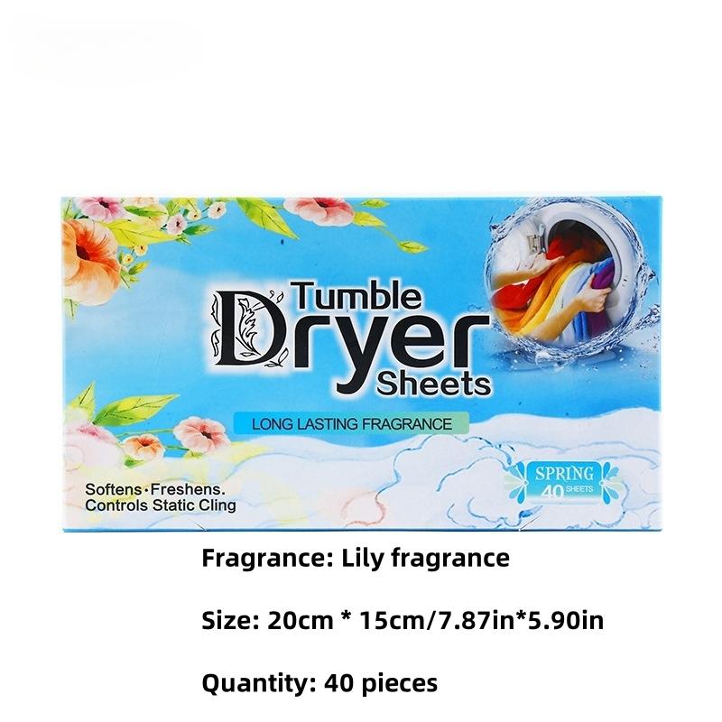 Dryer Sheets Bulk Natural Fabric Softener Plant Lavender Laundry Softener Naturally Pet Clothing Cleaning Aromatherapy Tablets