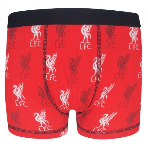 Liverpool FC Boys Repeat Logo Boxer Shorts