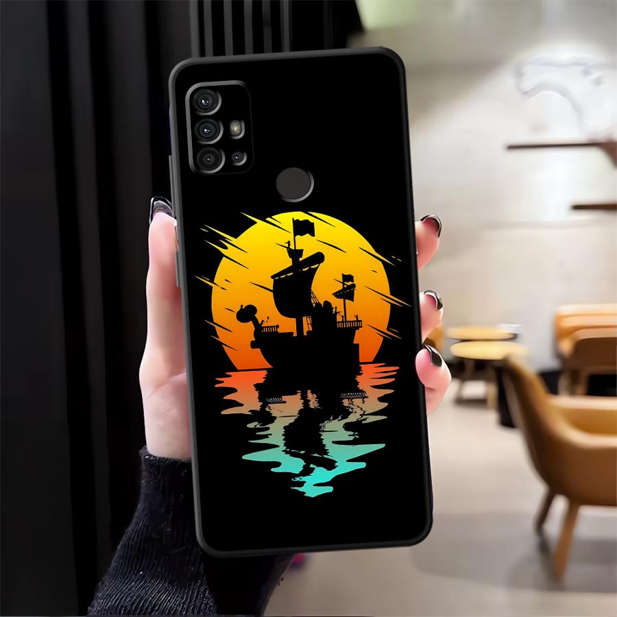 Чехол для Moto S30 Pro Edge 20 30 X30 Pro Funda Чехол для телефона Луффи Зоро Мультяшный