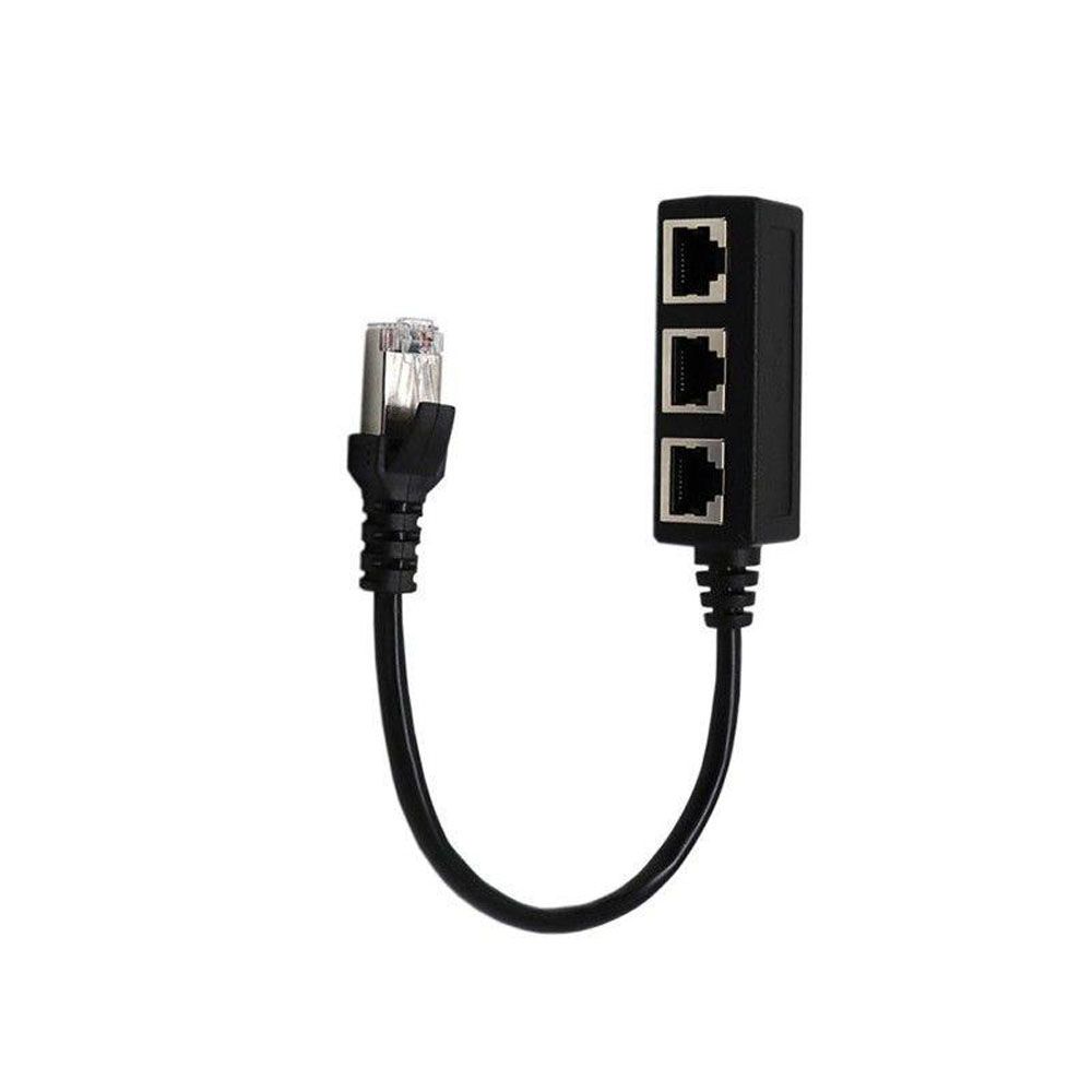 LAN Ethernet Digital Cables RJ45 Connector RJ45 Splitter Network Connector Extender Adapter Cable