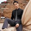 Septwolves Men's Modal Blend Long Sleeve Business Casual Shirt