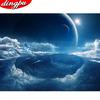 Полная алмазная живопись Пейзаж Алмазная мозаика Пасторальная вышивка Портрет Украшение дома