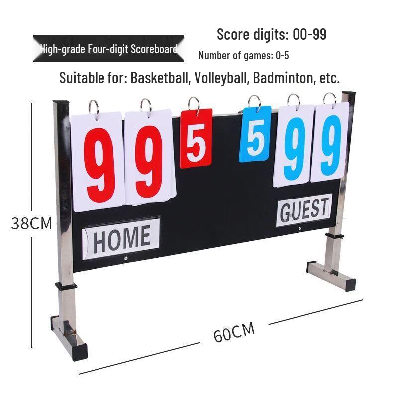 Qiukiao Multi-Sport Manual Flip Scoreboard