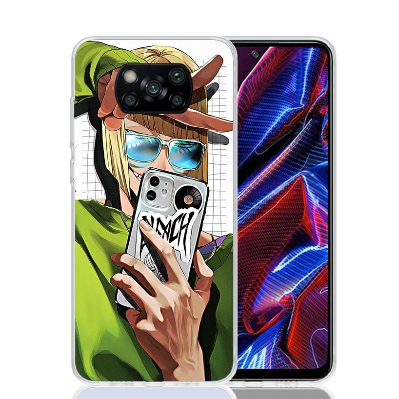 Чехол для телефона Bleach Синдзи Хирако для Xiaomi Poco X7 X6 X5 Pro F7 Ultra Redmi 15C 15 13 13C 12 12C 10 10A 10C 9 9A 9C 9T Cover Poc