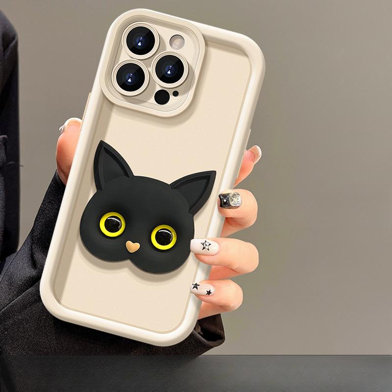 Подходит для Apple 15 Чехол для мобильного телефона iPhone 14promax Cat Doll 12/13 Матовый Мягкий