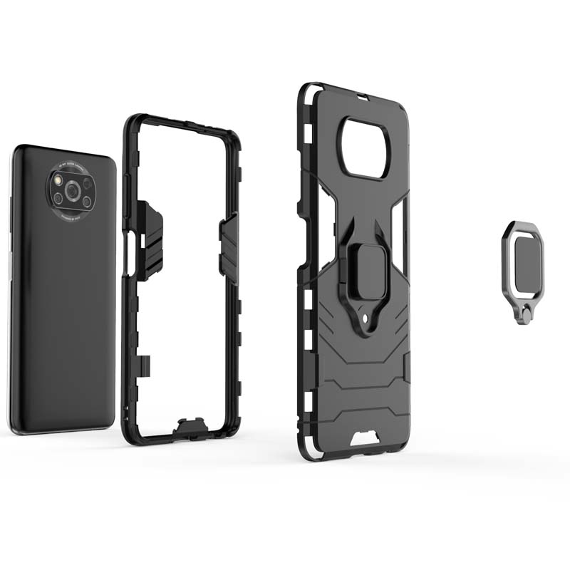 Противоударный чехол для Xiaomi POCO X3 NFC M3 F1 F2 F3 F4 GT X4 M4 M5 M5S X5 F5 Pro Redmi Note 12 12C Phone Cover Armor Back Coque
