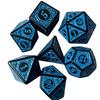 7Pcs Set Multi Sided Dices Red/White/Blue/Yellow/Green Dice Set Role Playing Dice for RPG MTG Table Game