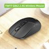 Беспроводная мышь YWYT G862 2,4G, 3-ступенчатая регулируемая точка на дюйм, эргономичный дизайн, технология Plug and Play для настольного компьютера