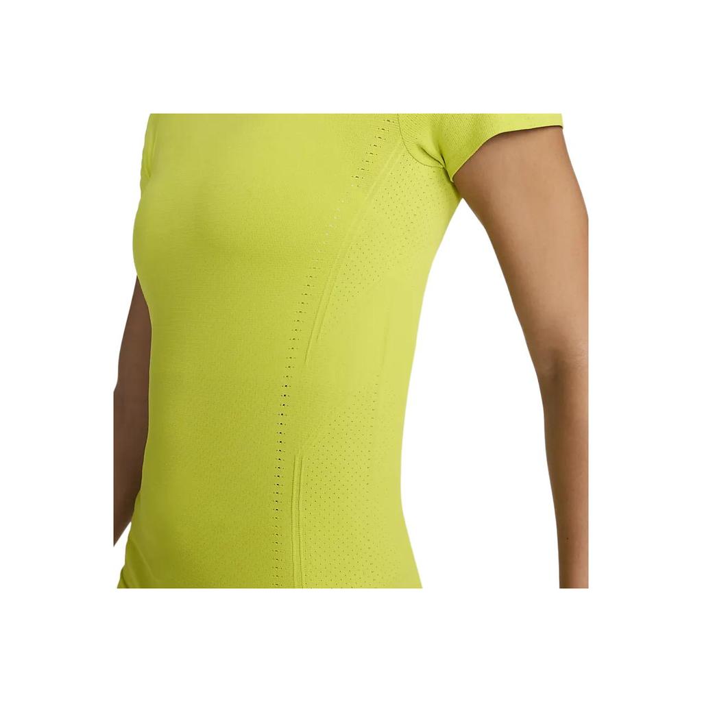 Nike Dri-FIT ADV Aura Solid Quick-Dry Slim Fit Short Sleeve T-Shirt Women Tops Cactus-Green DD0589-308