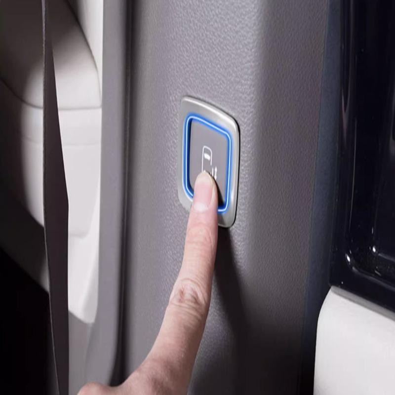 For Kia Carnival Sedona KA4    2024 Aluminum Alloy Door Button Cover Trim Sticker Decoration Frame Inner Accessories