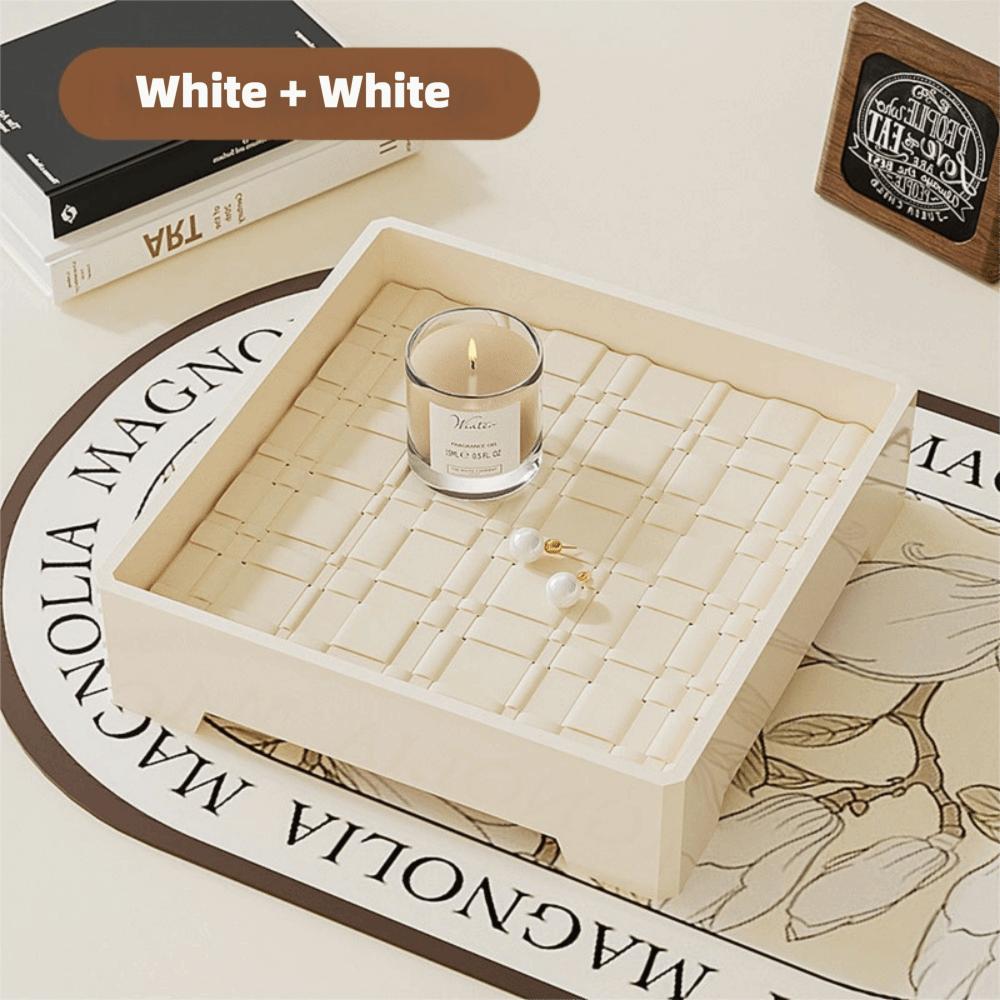 Древний кожаный лоток-коробка для хранения с ковриком, лоток для ключей при входе, лоток для ароматерапии, легкий роскошный держатель для ключей, лотки