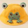 Милая детская шапочка-лягушка, тонкая шапочка от солнца для весны и осени, детская панама, дорожная шапка для защиты от солнца для мальчиков и девочек