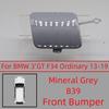 Car Front Bumper Tow Hook Cover Cap For BMW 3 Gran Turismo GT 2013-2019 #51118099893 Towing Hauling Shell Lid Garnish Painted