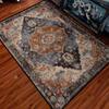 Retro Persian Entrance Door Mat European Style Distressed Home Decorations Carpets for Living Room Big Area Non-slip Bedroom Rug