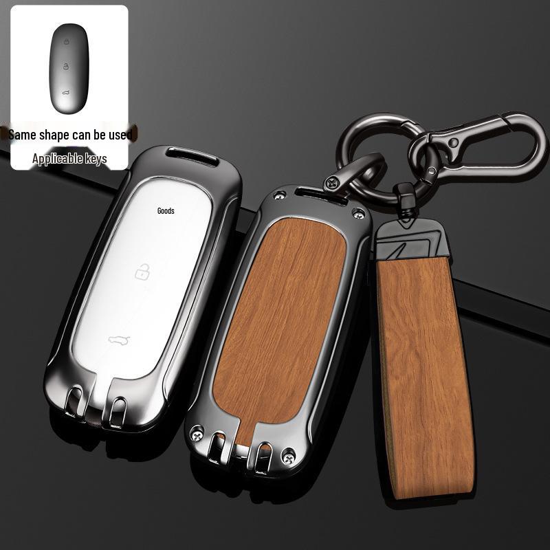 Чехол для ключа L9/L8/L7MAX: Премиальный металлический корпус, защита на одну пряжку для мужских ключей от машины