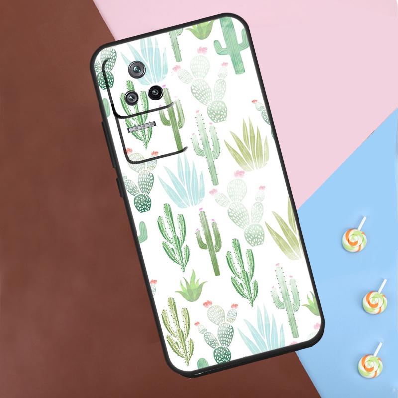 Чехол Растение Кактус Для Xiaomi 13T Pro 14 12T 11T 12 13 Lite POCO F5 X3 X4 X5 X6 Pro M6 F3 F4 M5s Обложка