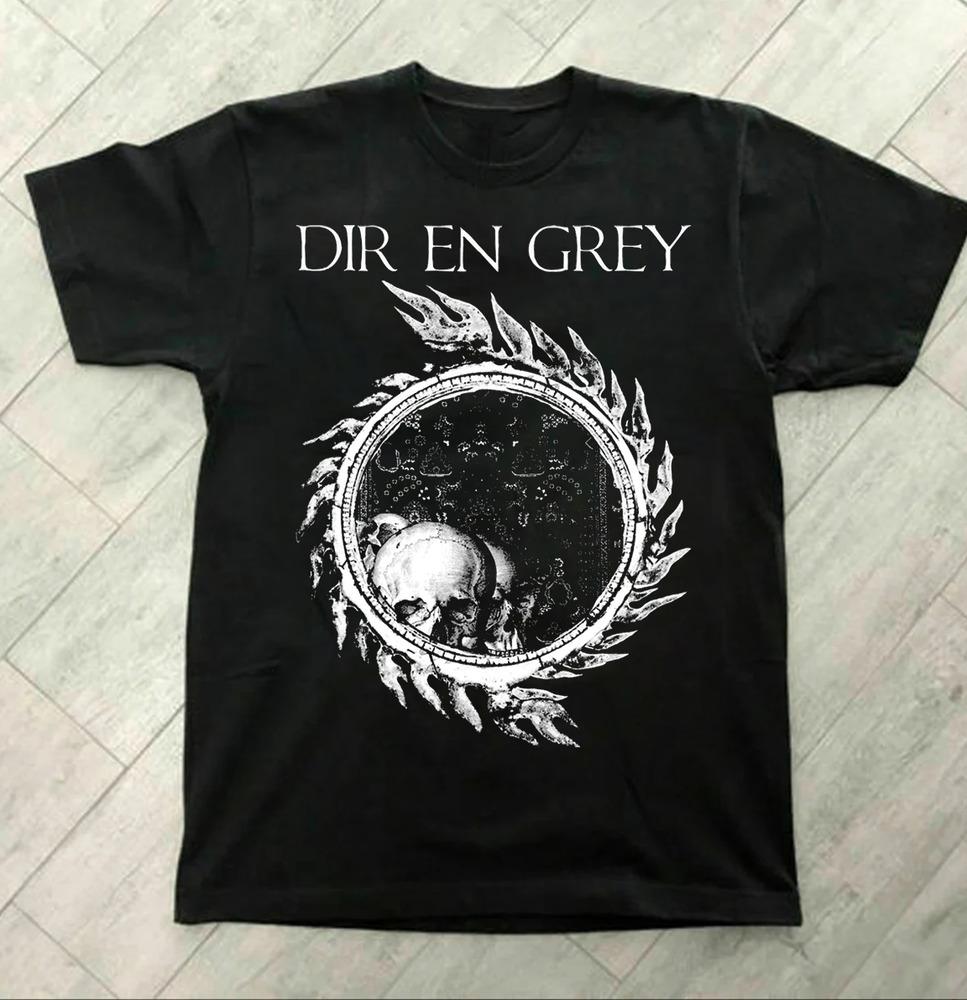 Редкая Коллекция Dir En Grey Группа Подарок Для Фанатов S to 5XL Футболка S5602 Унисекс Футболка