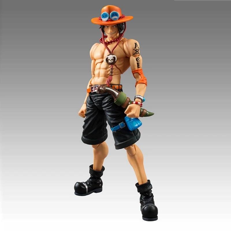 18СМ Аниме Фигурка One Piece Экшн Эйс Огненный Кулак Эс Д Эйс Брат Луффи Игрушки Япония Аниме Коллекционные Фигурки ПВХ Модель Игрушка