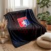 Lyon FC Soft Flannel Fleece Blanket Lightweight Cozy Warm Throw Blanket For Sofa Bed Home Decor