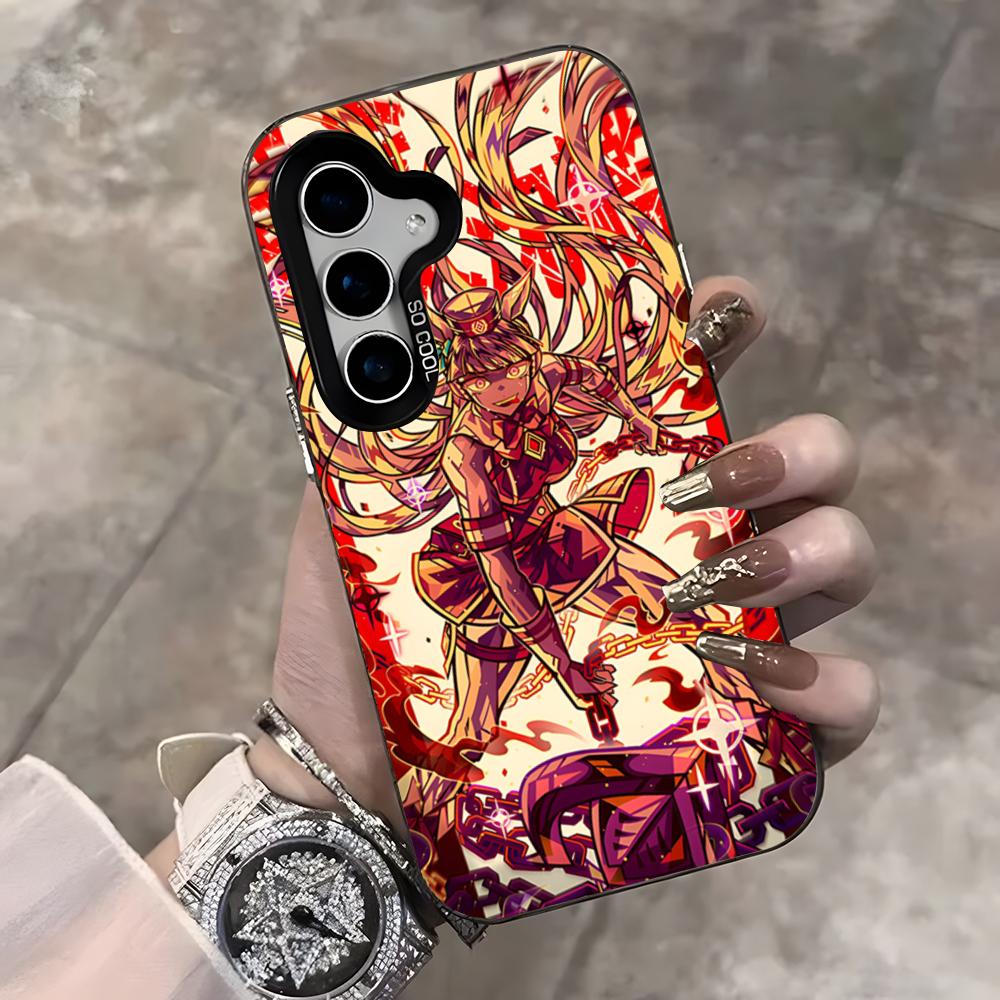 Uma Musume Pretty Derby Phone Case For Samsung S25 Ultra S23 S22 S21 S20 Ultra Plus S24 Fe A54 A55 Color Silver Cover