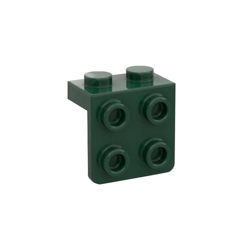 Нетоксичные 10 шт. 44728 Кронштейн 1x2-2x2 Строительные блоки Moc 2+4 Прямоугольные детали Совместимые с Кирпичиками Детские Конструкторы