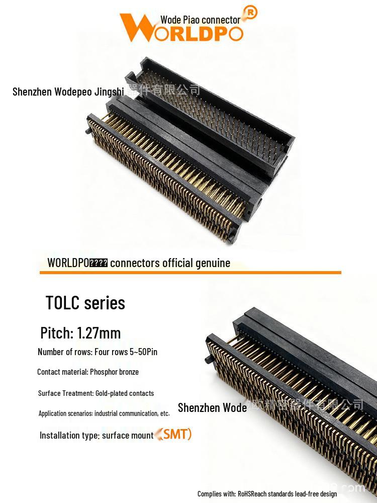 Высокоскоростной разъём Board-to-Board BTB SINTAI TOLC-140-32-L/F/S-Q-LC-K-TR, 160 контактов