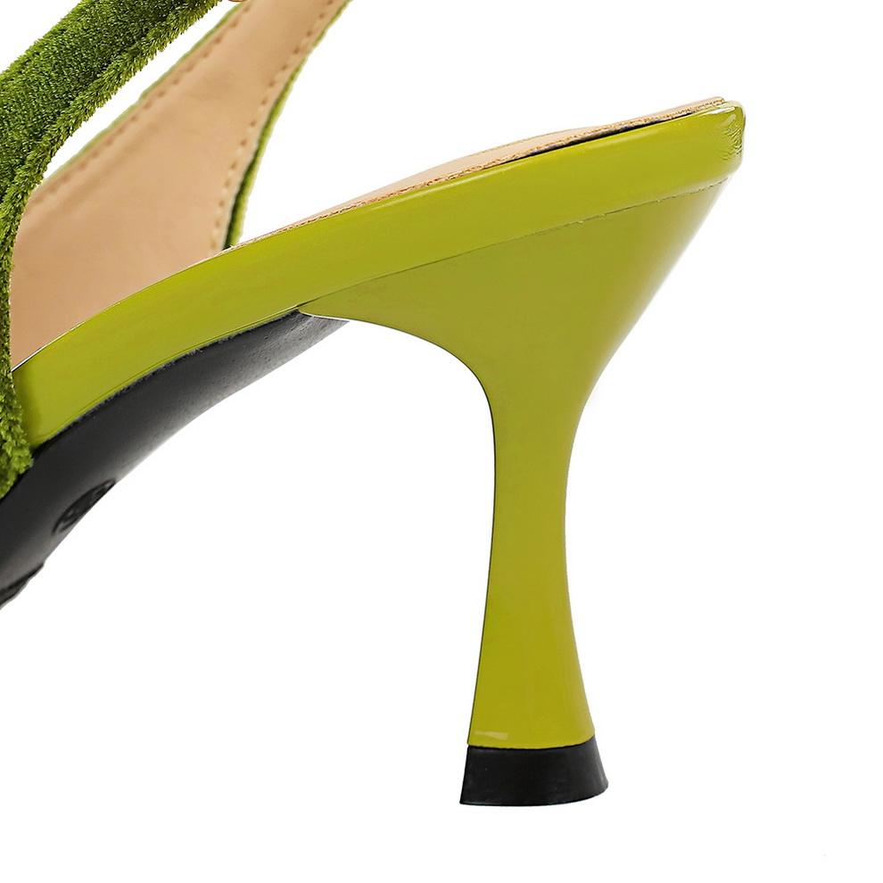 Женские модные банкетные бокалы для вина на высоких каблуках, замшевые одинарные туфли с металлическими острыми краями и выдолбленным задним ремешком