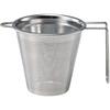 SS (Super Stainless) Tea Strainer Handle Deep Type No Teapot Needed Easy Clean Black Mug Cup Dishwasher Safe 19357