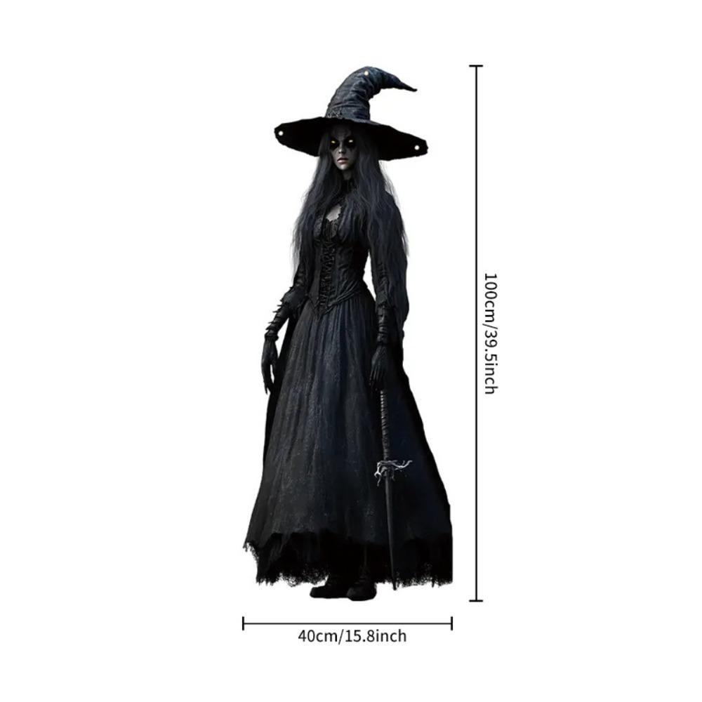 Ghost Skull Bride Wizard Pattern Halloween Eaves Decorative Banners Front Door