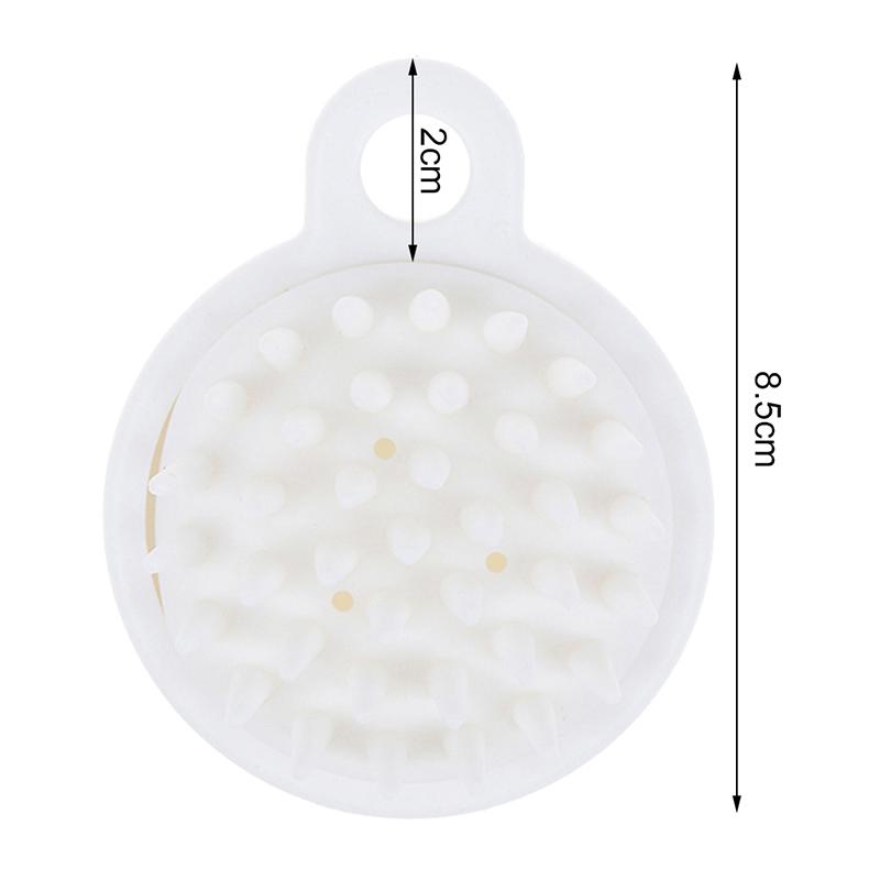 Silicone Head Body Shampoo Scalp Massage Brush Comb Hair Washing Comb Bath Tool