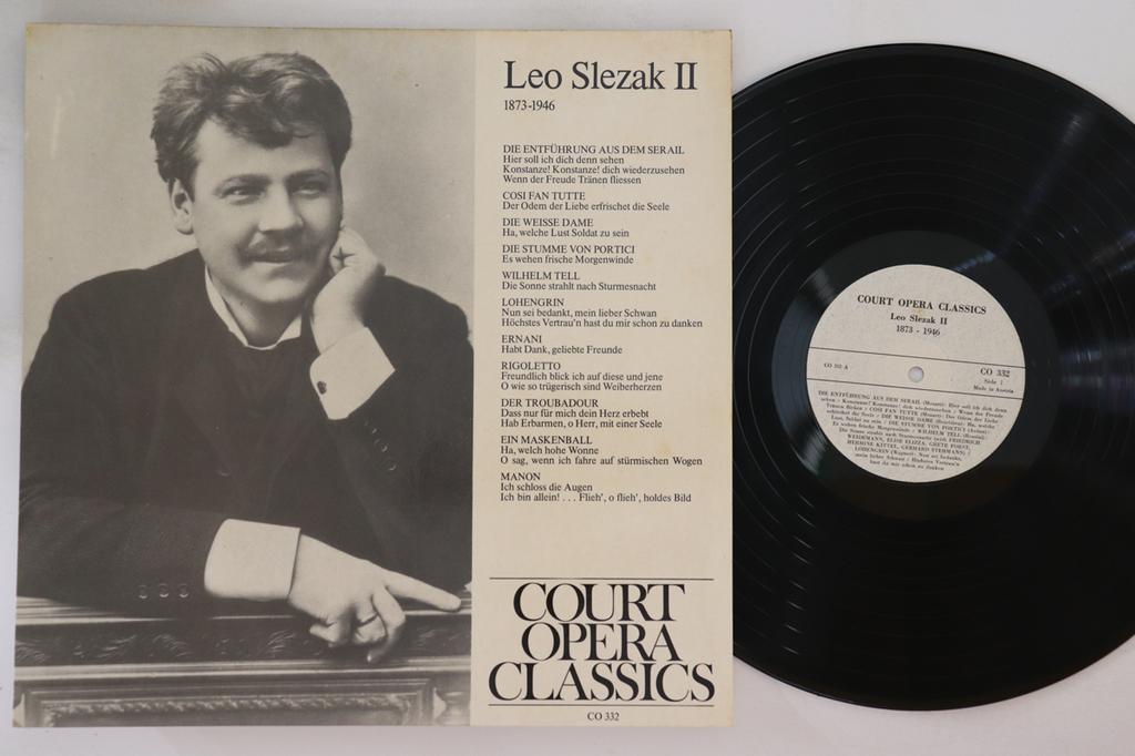 LP Record LEO SLEZAK - Leo SlezakII Margarethe" (Gounod) D CO332 COURTOPERACLASS Austria Classical Used