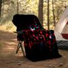 1pc Linkin Park2 Theme Blanket - Digital Print, Polyester, Cozy for All Seasons, Perfect for Outdoor, Camping, and Travel