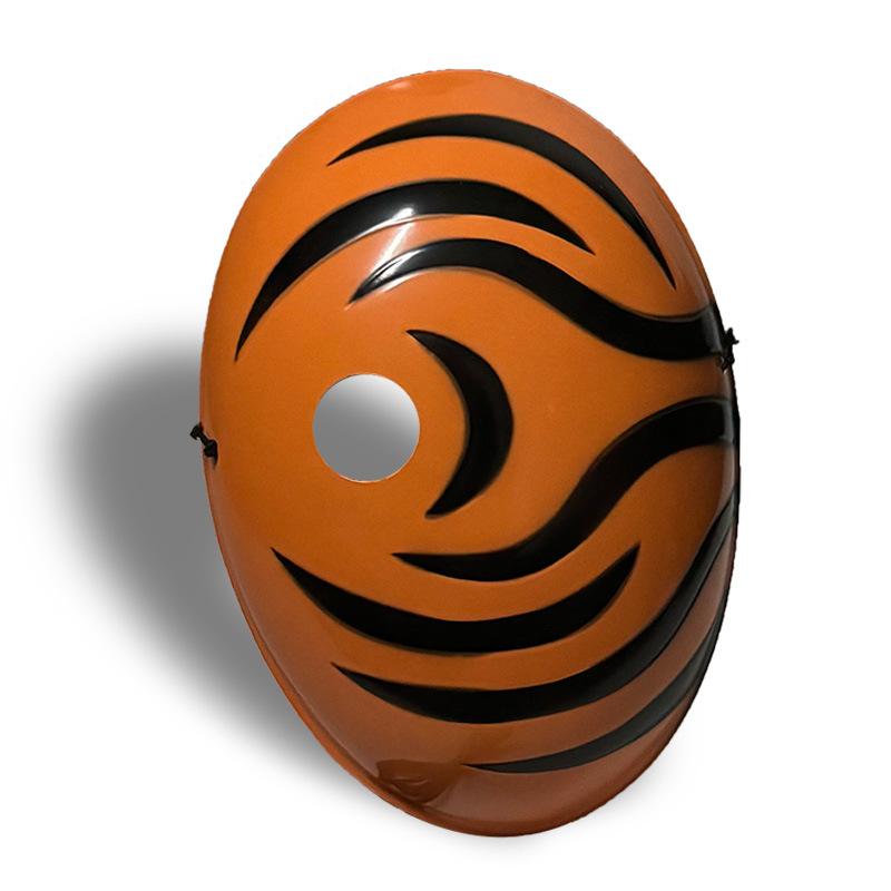 Naruto Mask Halloween Glowing Sharingan Uchiha Obito White Mask Cosplay Props