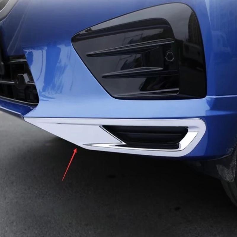 For Volvo XC60 2018 ABS Chrome Front Fog Light Lamp Frame Cover Foglight Eyebrows Trims Car Styling Accessories