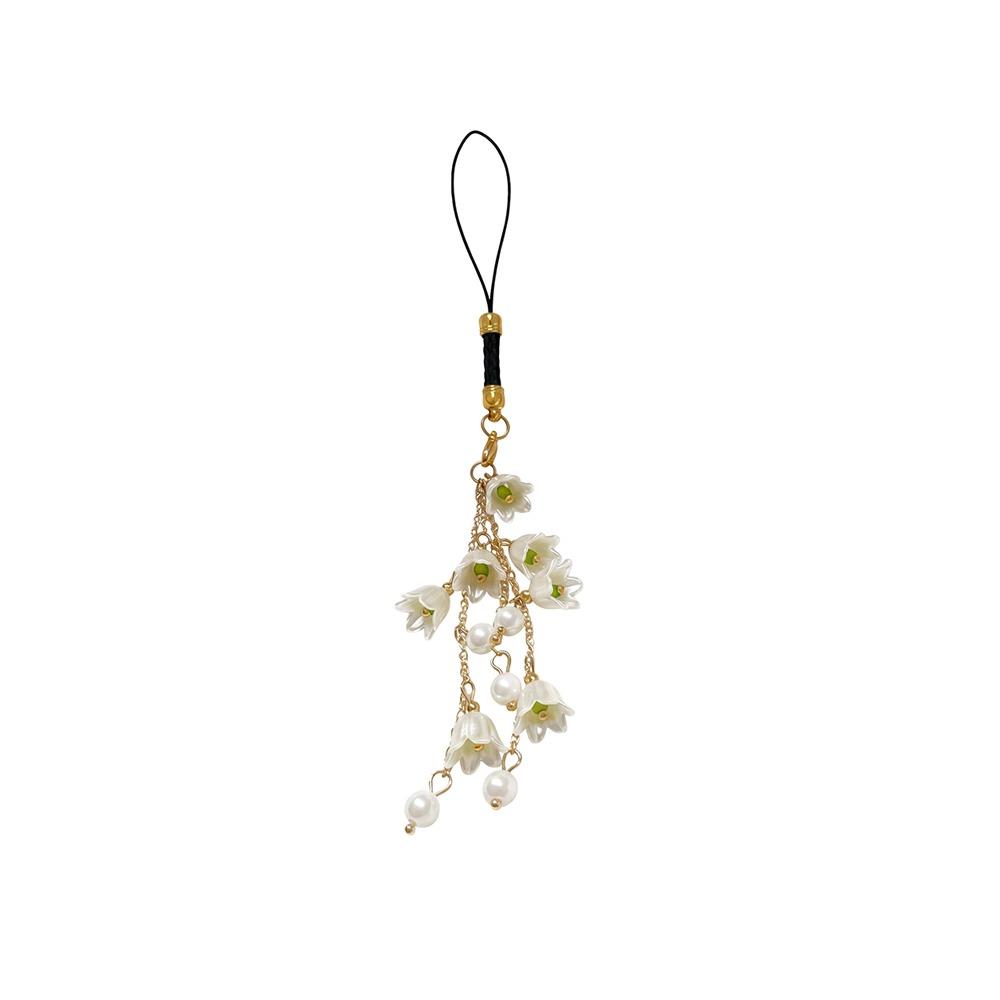 Ornaments Flower Cluster Keychain Elegant Tassel Keychain Creative Flower Pendant Gifts