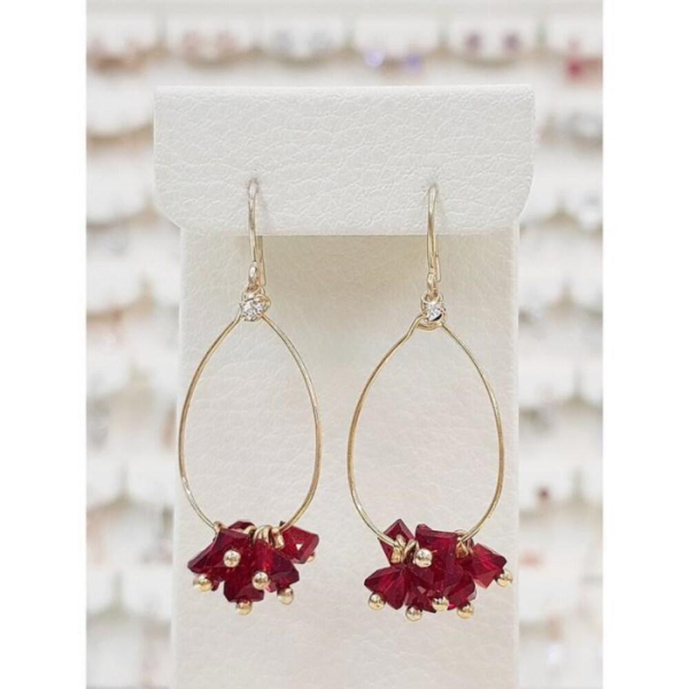 Volare Savezone03 Volare 14K Red Berry Drop Earrings Aggf311Ag (19566696)