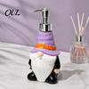 Christmas Home Decoration Elf Soap Dispenser Bottle, Cartoon Santa Claus Lotion Pump Container, Large Holiday Party Favors for Kids Capacity