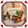 Handmade Cute Cartoon Frog Rocking Chair Resin Ornament for Desktop
