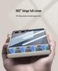 Тонкий чехол для Samsung Z Flip7 с подставкой Triumph, полная защита, защита от падений, однотонный, защита шарнира