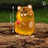 Творческий светящийся 3D тигр микро пейзаж украшение своими руками светящиеся мини-фигурки тигра автомобиль офис настольные украшения