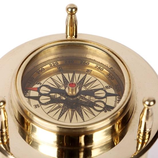 Морской антикварный латунный песочный таймер Кельвина и Хьюза с обеими сторонами компаса песочные стеклянные песочные часы для дома, офисного декора