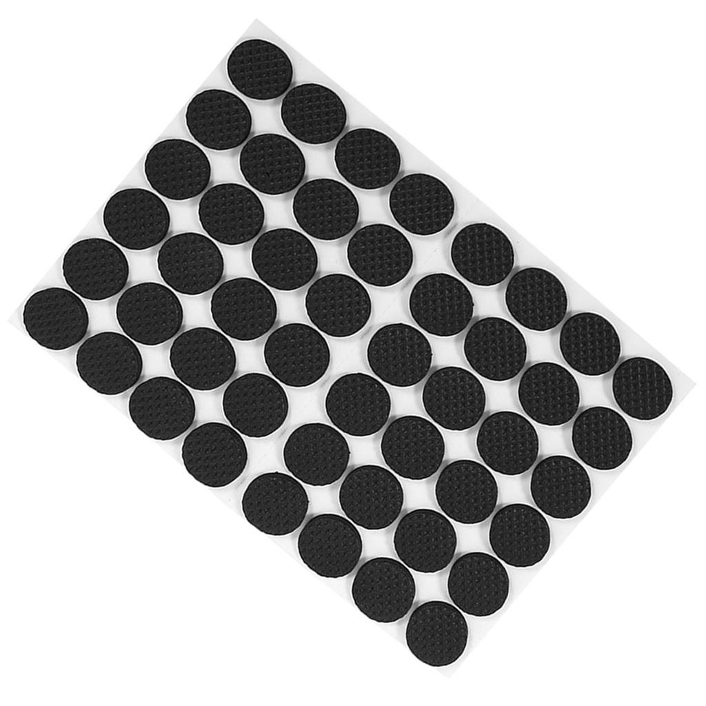 48Pcs Black NOn Slip Self Adhesive Floor Protectors Furniture Sofa Table Chair Rubber Feet Pads