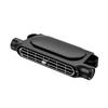 Автомобильный вентилятор для сиденья, USB-вентилятор для охлаждения заднего сиденья автомобиля, Регулируемое крепление на подголовник, 3 скорости, Подвижный вентилятор с выходным отверстием для воздуха