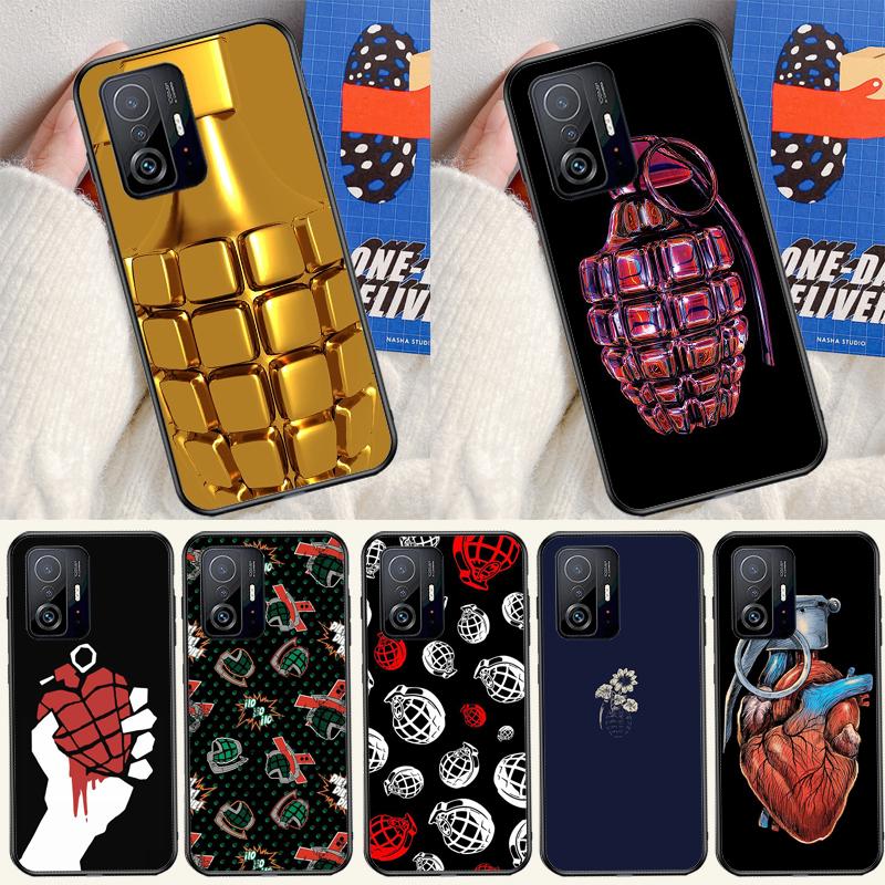 Weapons Hand Grenade Cover For Xiaomi 13 14 Ultra 11T 12T 13T 14T Pro POCO X7 Pro X3 X5 F3 F5 F6 M6 X6 Pro Case