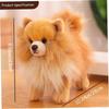 Pomeranian Plush Pomeranian Stuffed Animal Cute Simulation Pomeranian Stuffed Animal Lifelike Dog Plush 10x9inch Cotton Filled Plush Dog Toy Gift For