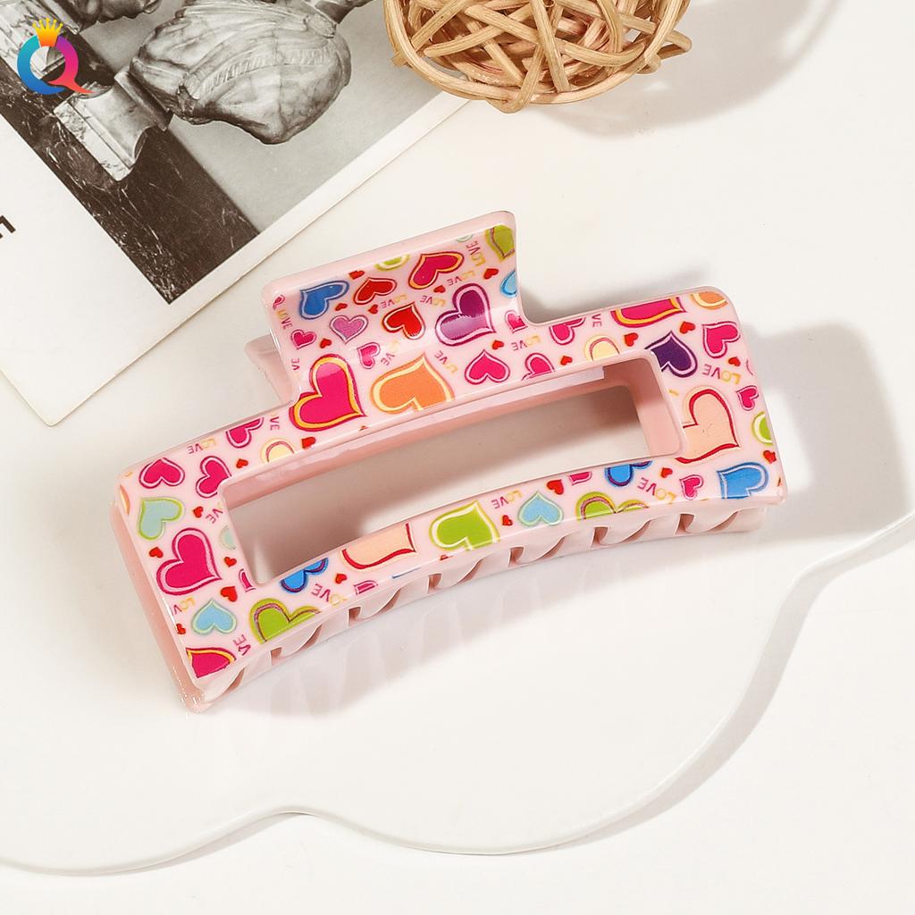 Printed Hair Clip Shark Clip Leopard Clip Large Summer Clip Hair Accessories