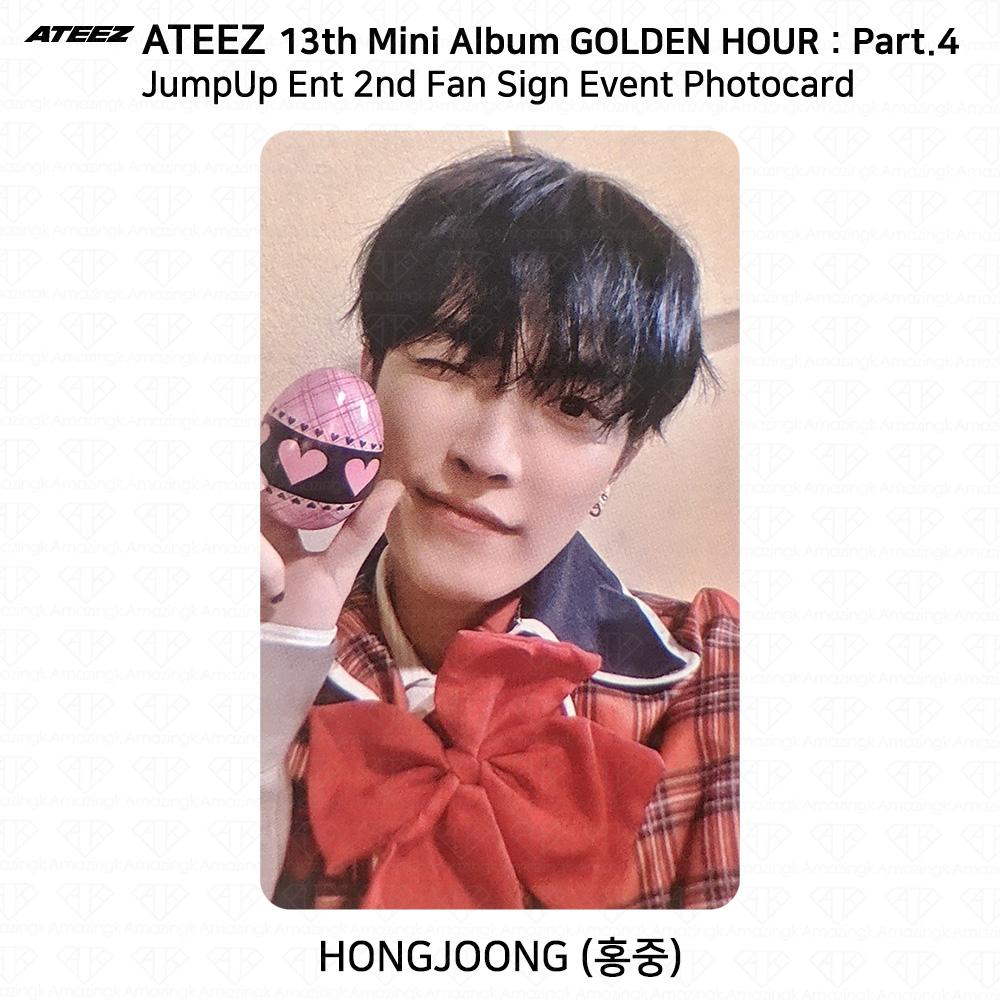 ATEEZ 13-й мини-альбом Golden Hour Pt.4 JumpUpEnt 2-я фотокарточка для фансайна