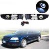 LED Angel Eyes Daytime Running Light Car Fog Light White Auto Rings LED Foglamps For VW Passat 4Motion Santana 2001-2005